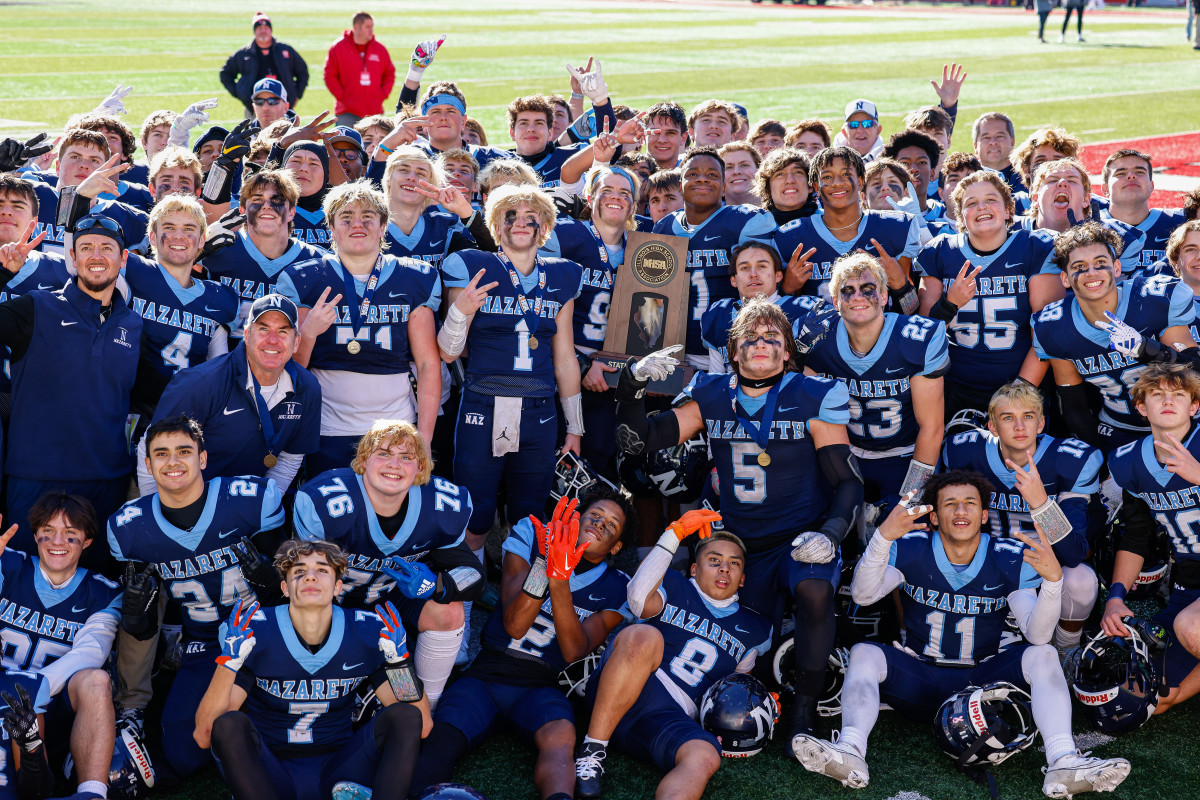 Nazareth Academy Joliet Catholic Illinois 5A football November 25 2023 Nate Latsch 24467